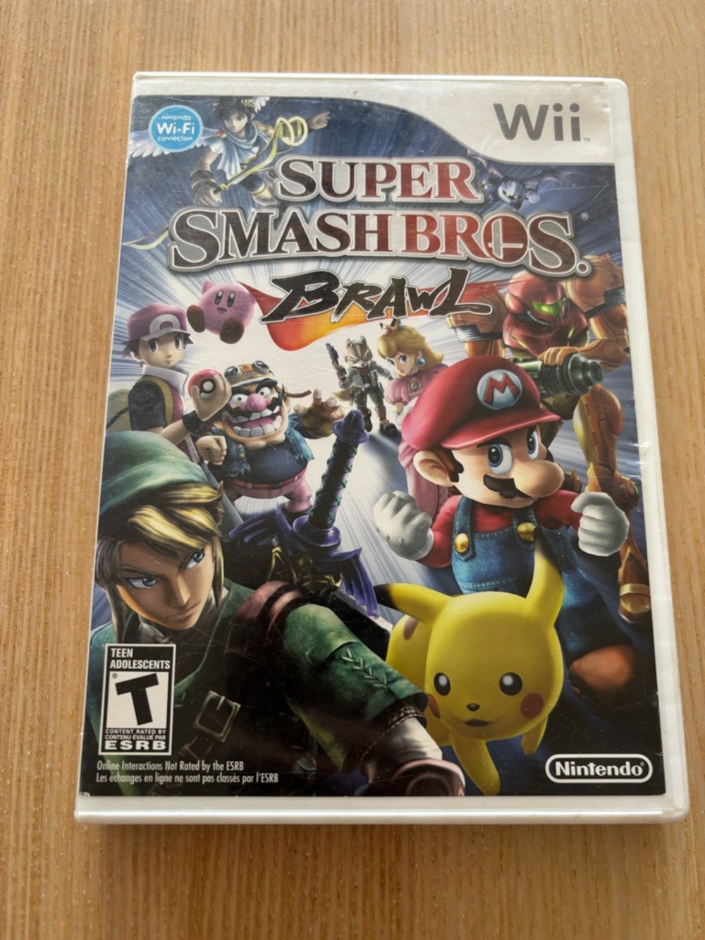 Super SmashBros Brawl game for Nintendo Wii (Q)